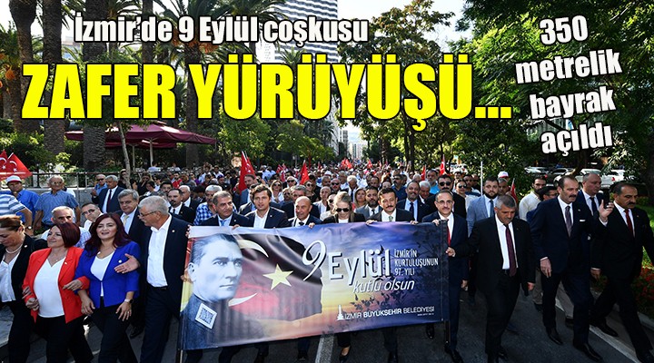 İzmir de 9 Eylül coşkusu