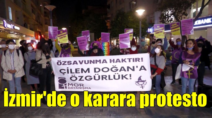 İzmir de Çilem protestosu