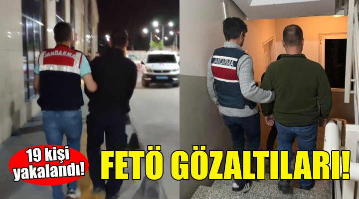 İzmir de FETÖ gözaltıları!