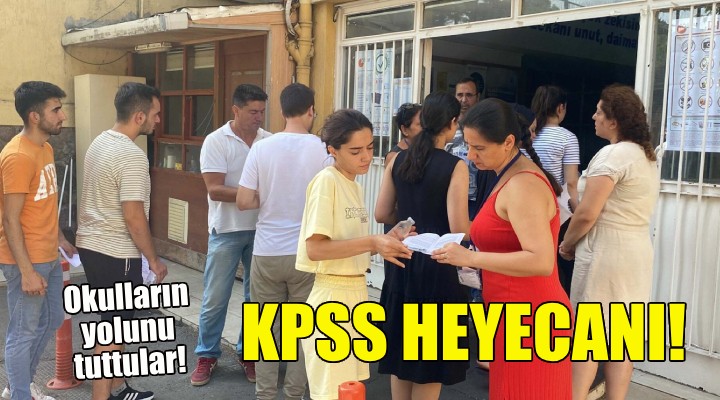 İzmir de KPSS heyecanı!