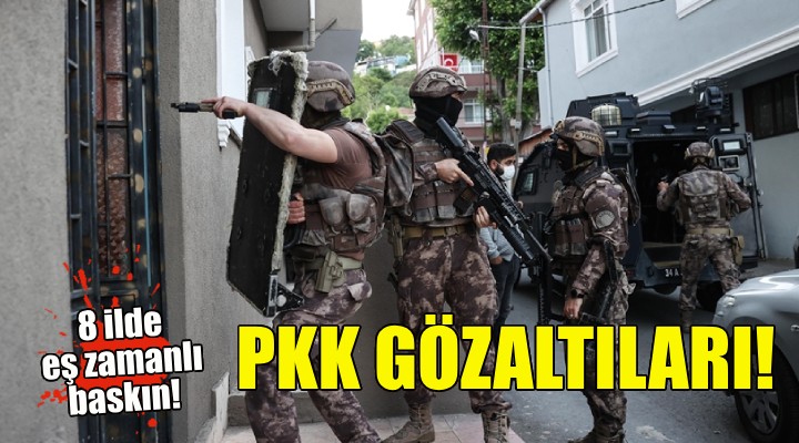 İzmir de PKK gözaltıları!