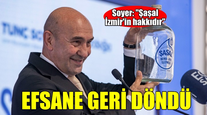 İzmir'de Şaşal Su Fabrikası açıldı..