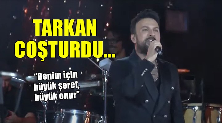 İzmir de Tarkan coşkusu...