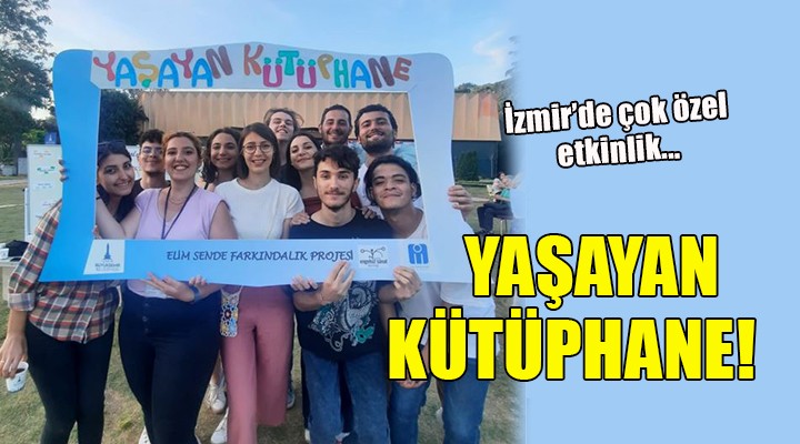 İzmir de  Yaşayan Kütüphane  etkinliği