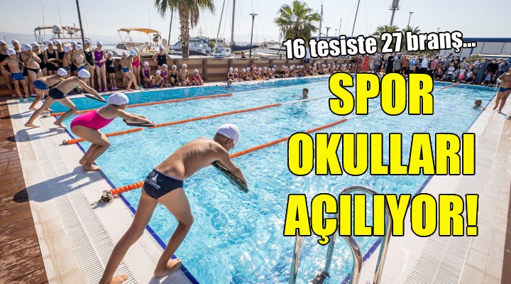 İzmir de Yaz Spor Okulu dönemi!