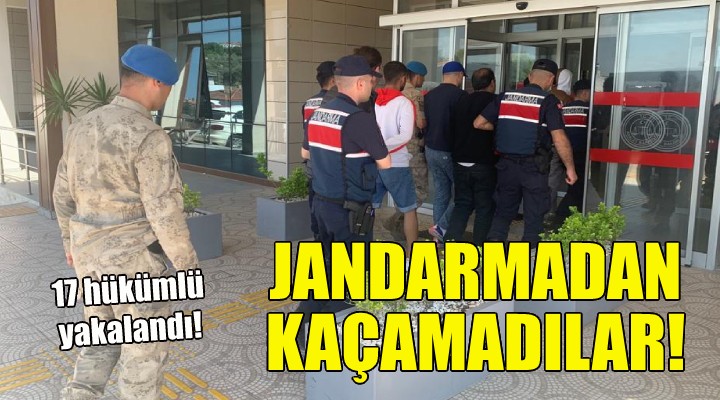 İzmir de aranan 17 hükümlü yakalandı!