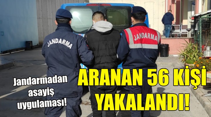 İzmir de aranan 56 kişi yakalandı!