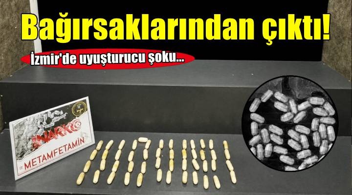 İzmir'de bağırsaklarında uyuşturucu bulunan şüpheli tutuklandı