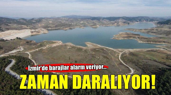 İzmir de barajlarda su seviyesi düşüyor