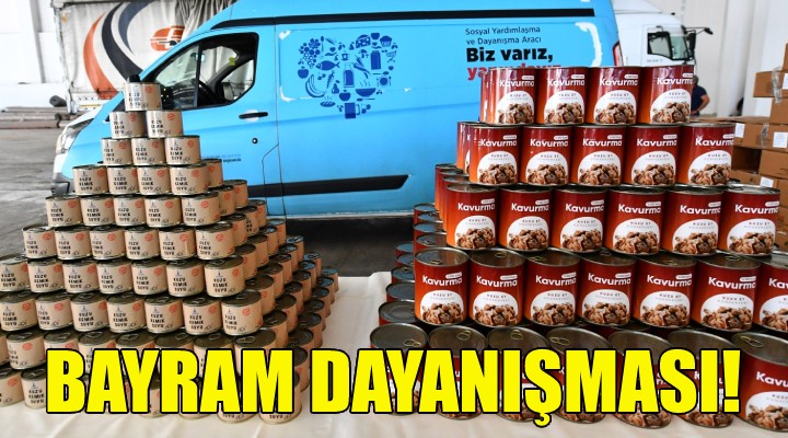 İzmir de bayram dayanışması!