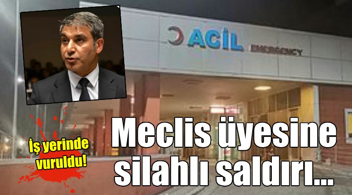 İzmir de belediye meclis üyesine silahlı saldırı!