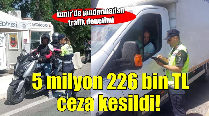İzmir de bir haftada 2 bin 879 sürücüye 5 milyon 226 bin TL ceza!