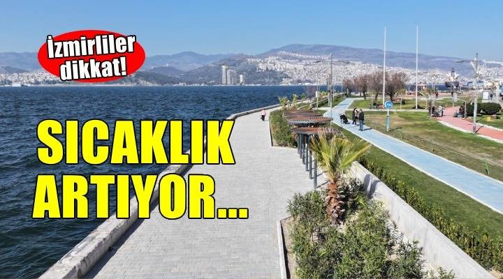 İzmir de bunaltıcı sıcak devam ediyor!