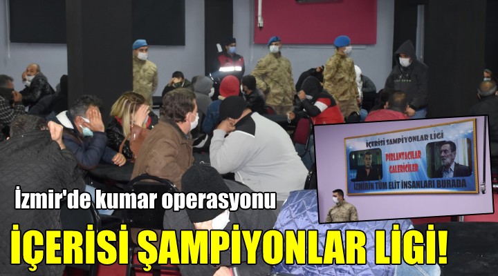 İzmir de büyük kumar operasyonu.. 2 milyon 646 bin TL ceza kesildi!