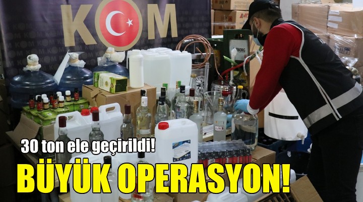 İzmir de büyük operasyon!
