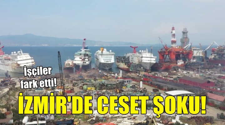 İzmir de ceset şoku!