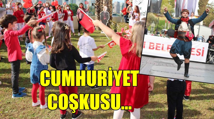 İzmir de cumhuriyet coşkusu