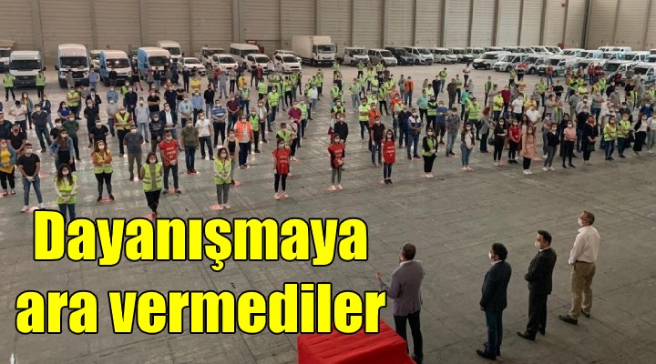 İzmir de dayanışmaya ara yok!