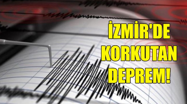 İzmir de deprem!