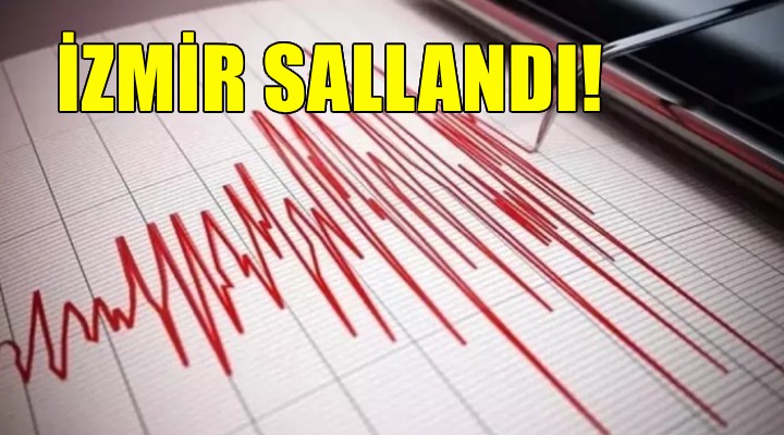 İzmir'de deprem!