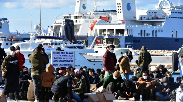 İzmir de dram... Atlas tan 187 kaçak göçmen çıktı!