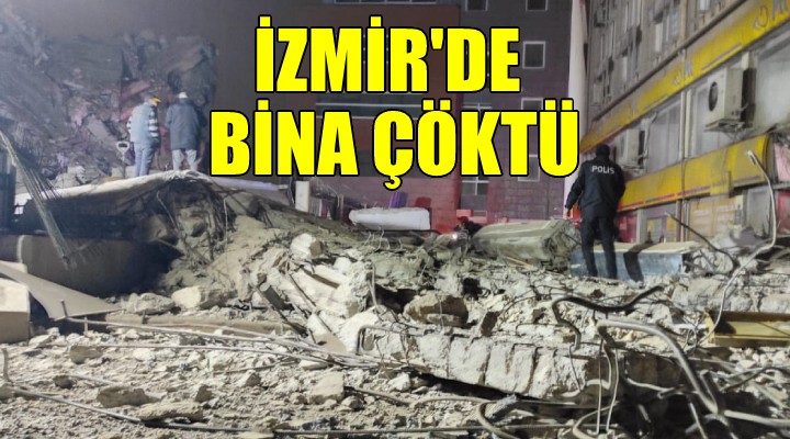 İzmir de eski emniyet binası çöktü!