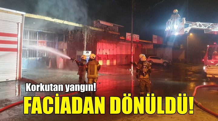 İzmir de faciadan dönüldü!