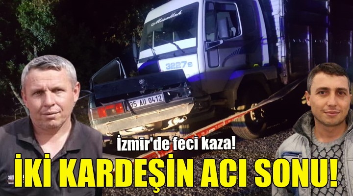 İzmir de feci kaza!