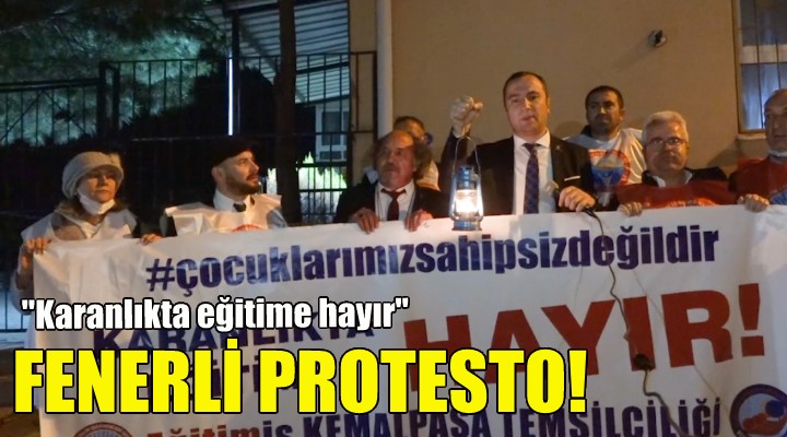 İzmir de fenerli protesto!