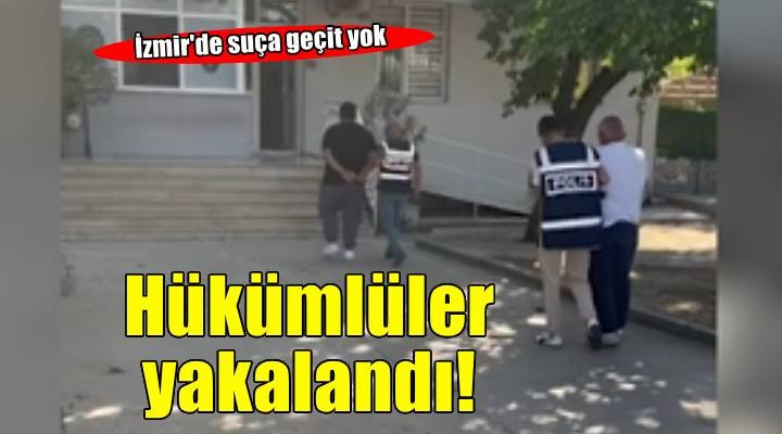 İzmir de firari 2 hükümlü hobi bahçesinde yakalandı