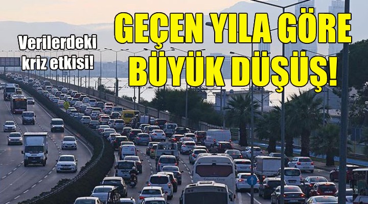 İzmir de geçen yıla göre büyük düşüş!