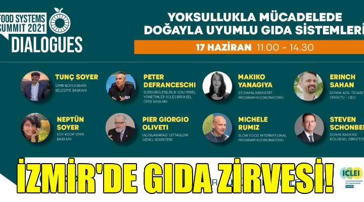 İzmir de gıda zirvesi!