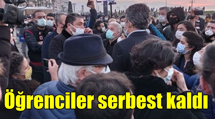 İzmir de gözaltındaki öğrenciler serbest bırakıldı