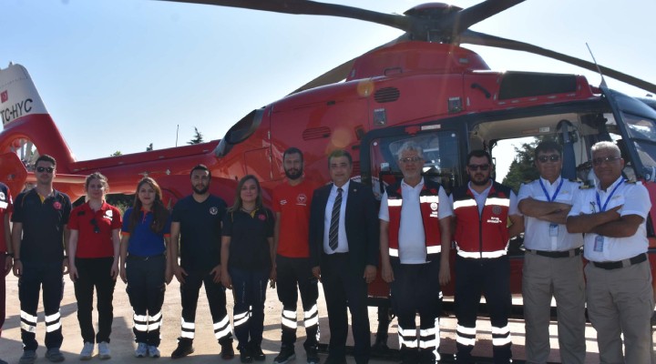 İzmir de hava ambulansı bayram tatili için hazır...