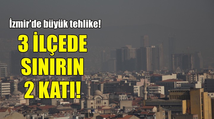 İzmir de hava kirliliği tehlikesi!