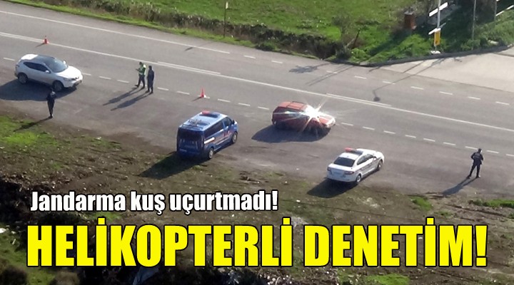 İzmir de helikopterli denetim!