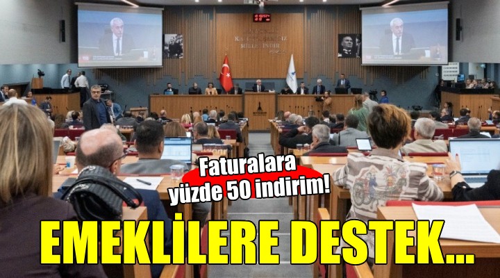 İzmir de ihtiyaç sahibi emeklilere büyük destek