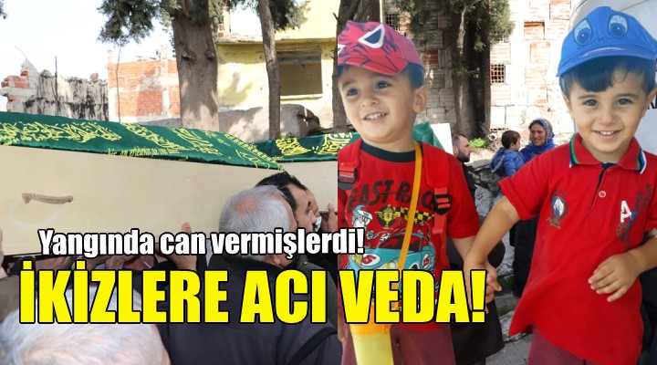 İzmir de ikiz kardeşlere acı veda!