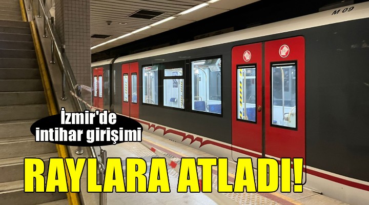 İzmir de intihar girişimi!