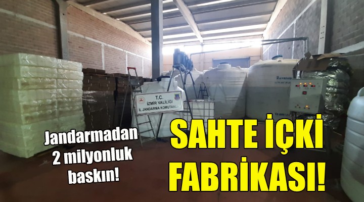 İzmir de jandarmadan 2 milyonluk baskın!