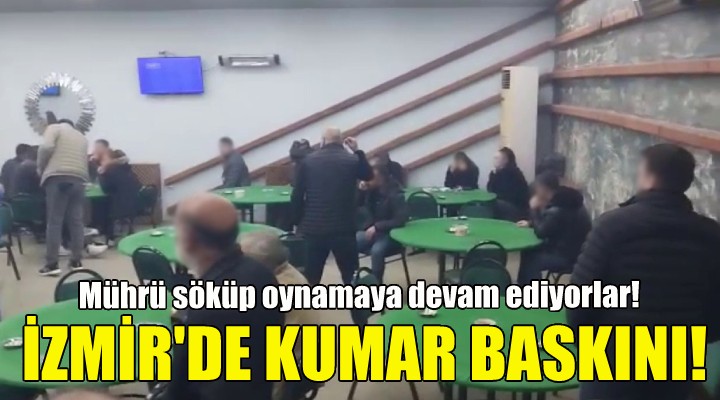 İzmir de jandarmadan kumar baskını!