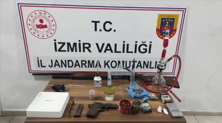İzmir de jandarmadan uyuşturucu operasyonları!