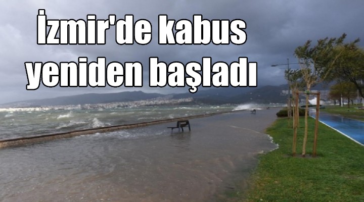 İzmir de kabus yeniden başladı!