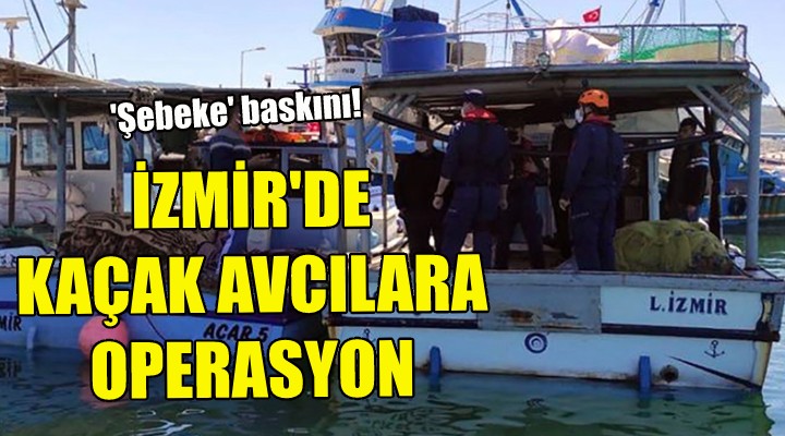 İzmir de kaçak avcılara operasyon!