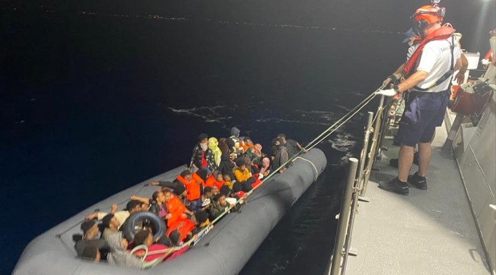 İzmir de kaçak göçmen operasyonu
