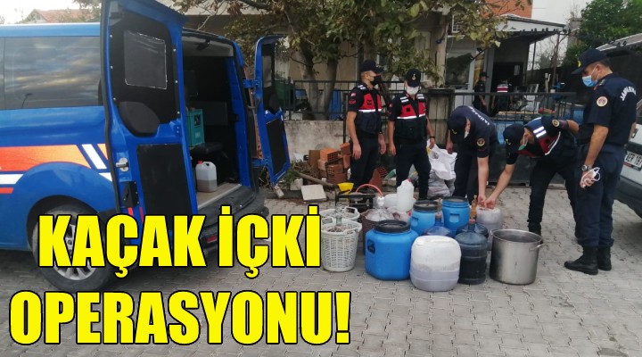 İzmir de kaçak içki operasyonu!