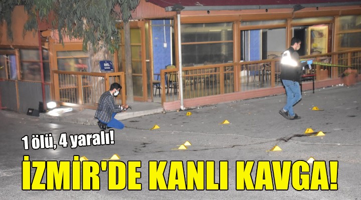 İzmir de kahvehane önünde kurşun yağmuru!