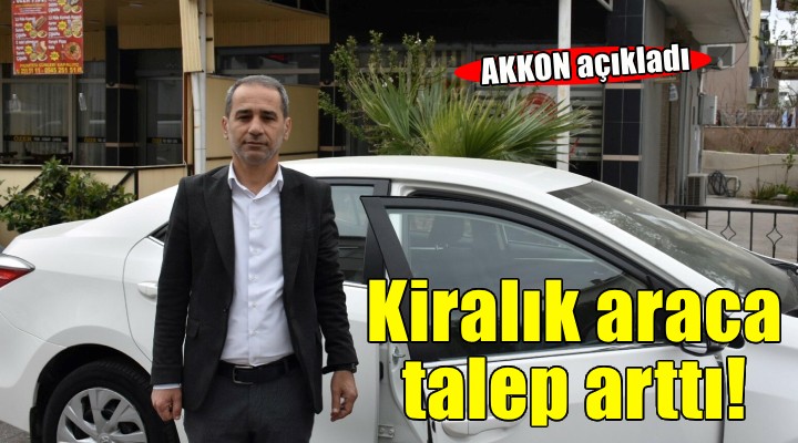 İzmir de kiralık araç talebinde yüzde 50 artış