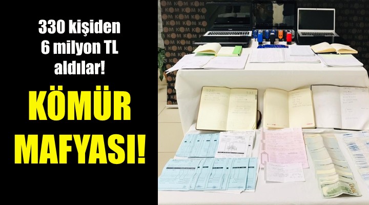 İzmir de kömür mafyasına operasyon!