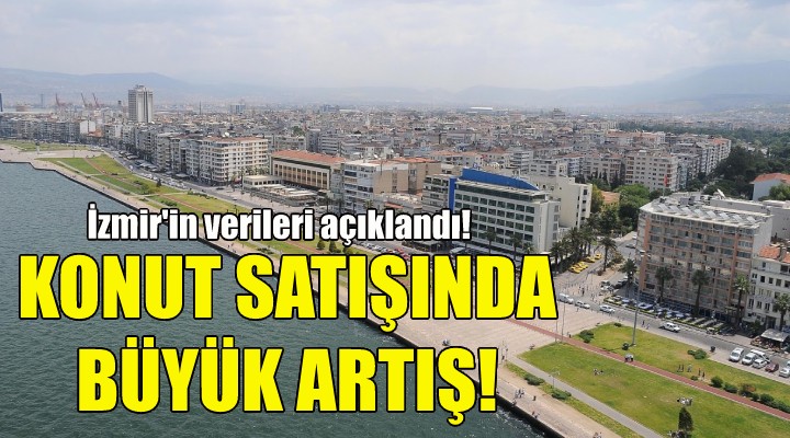 İzmir de konut satışında büyük artış!